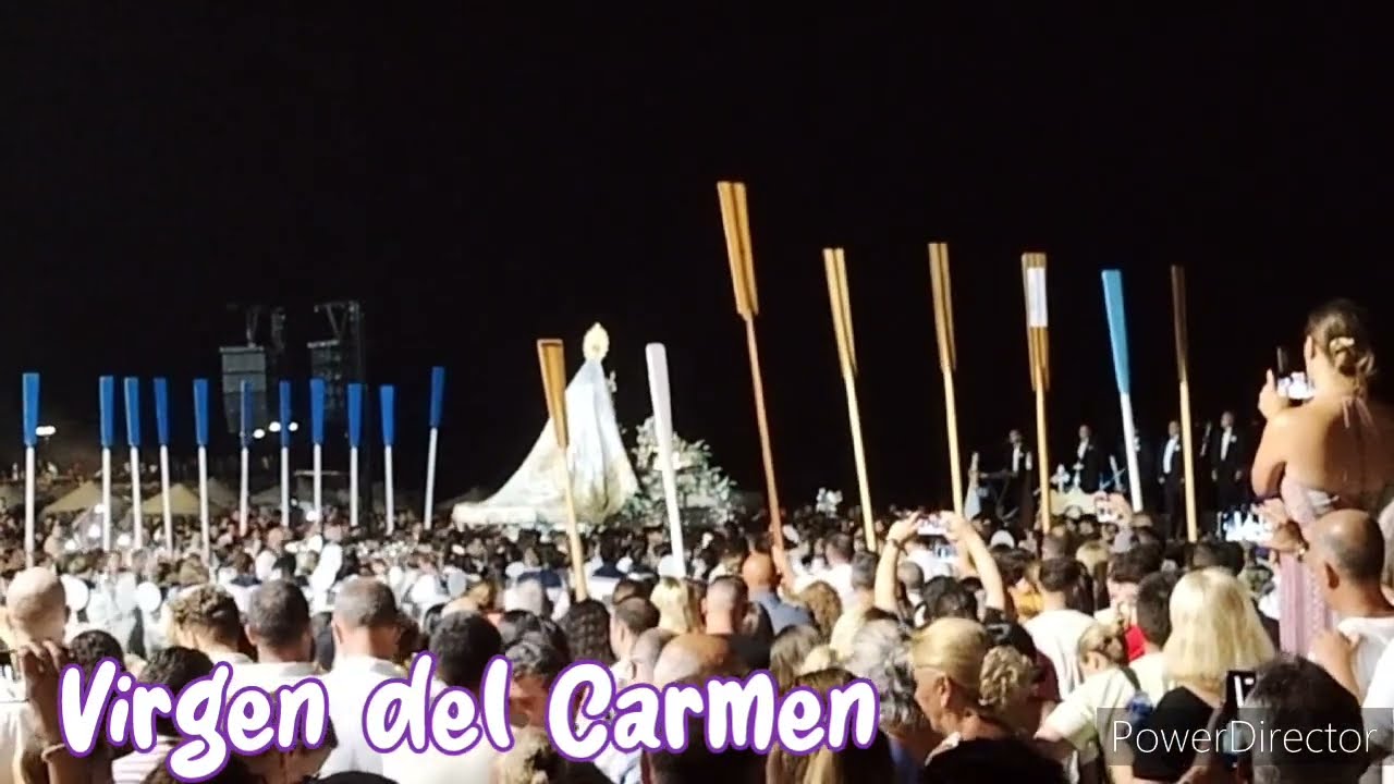 ⛵Procesión Virgen del Carmen en el Mar  🌷 La Corihuela ✨ Torremolinos , Málaga ✨ Increíble 💕