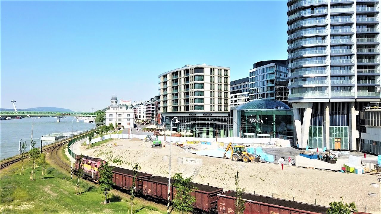 🇸🇰 Bratislava Downtown June 2023 - Apollo Bridge, Eurovea 2, Pribinova, Sklad 7