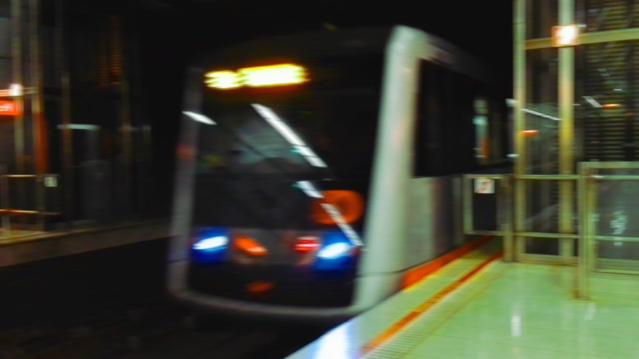 🚇 SERIE 600 entrando en PEÑOTA (Metro de Bilbao)