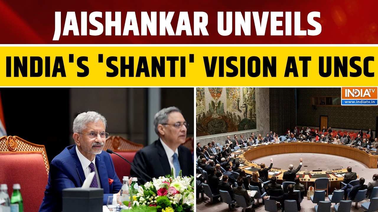 Jaishankar inauguruje kandydaturę Indii do RB ONZ na kadencję 2028-29 z wizją SHANTI w obliczu gl...