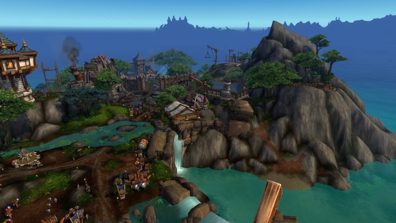 ✨ A Serene View Over Ashran &ndash; World of Warcraft 4K Ambience 🌿🏰
