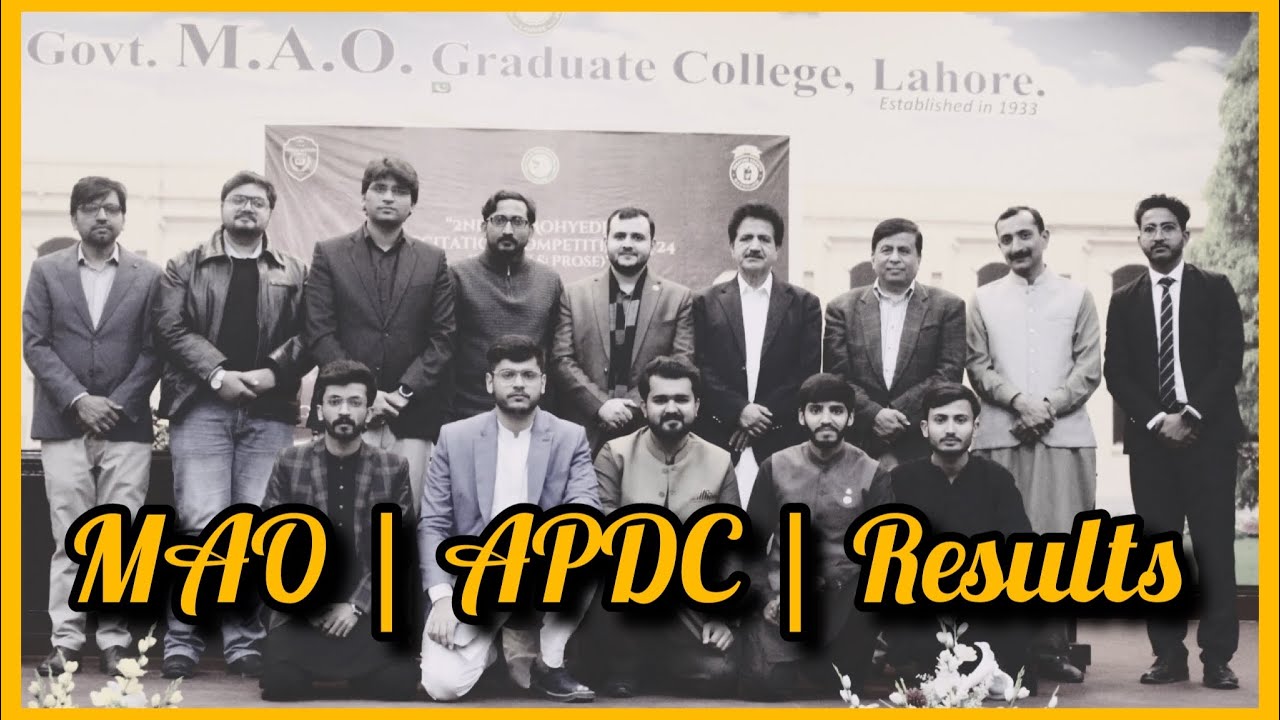 Apkou Takreer nahi karnay dain gay? | MAO | APDC | RESULTS | Part 2
