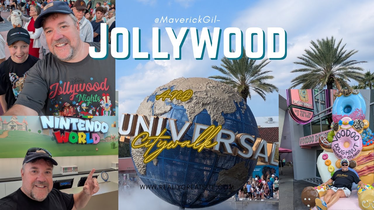Я посетил парки Jollywood и Universal Citywalk в Диснейленде.