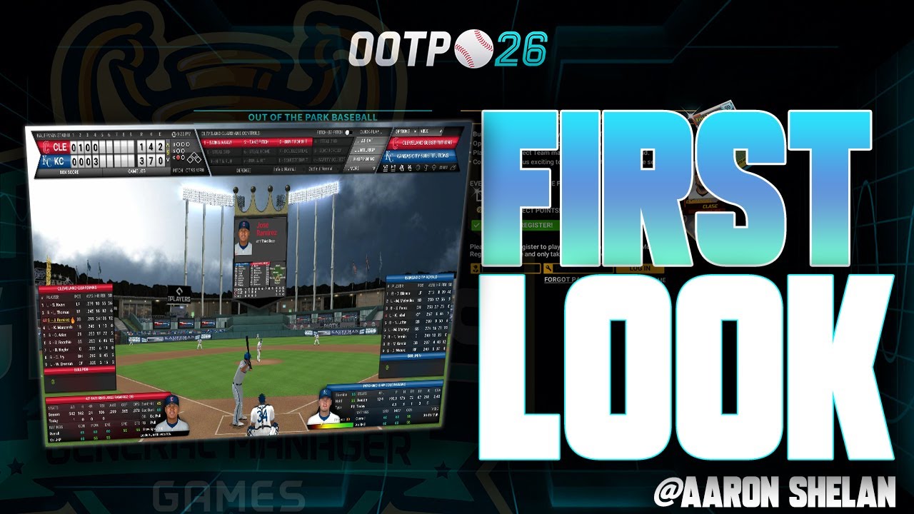OOTP 26 ⚾️ | First Look and New Features of Out of the Park Baseball 26 | Windows PC, Mac, Linux