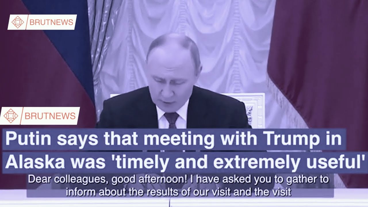 Putin tells Kremlin officials Alaska visit was useful and timely