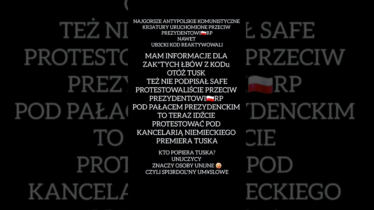 UBECJA I KOMUNISTYCZNE  KR3ATUR&yen; PRZECI #polish #shortvideo #poland