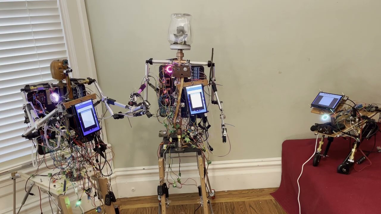 Autonomous Robots Discuss Free Will