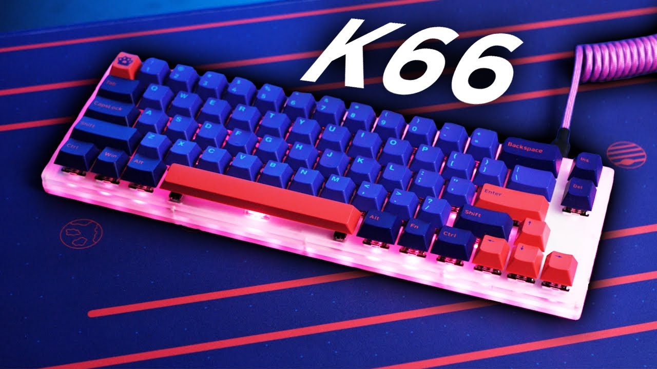 GamaKay K66 - Hot swap version (Gateron Yellow) Modding & sound tests