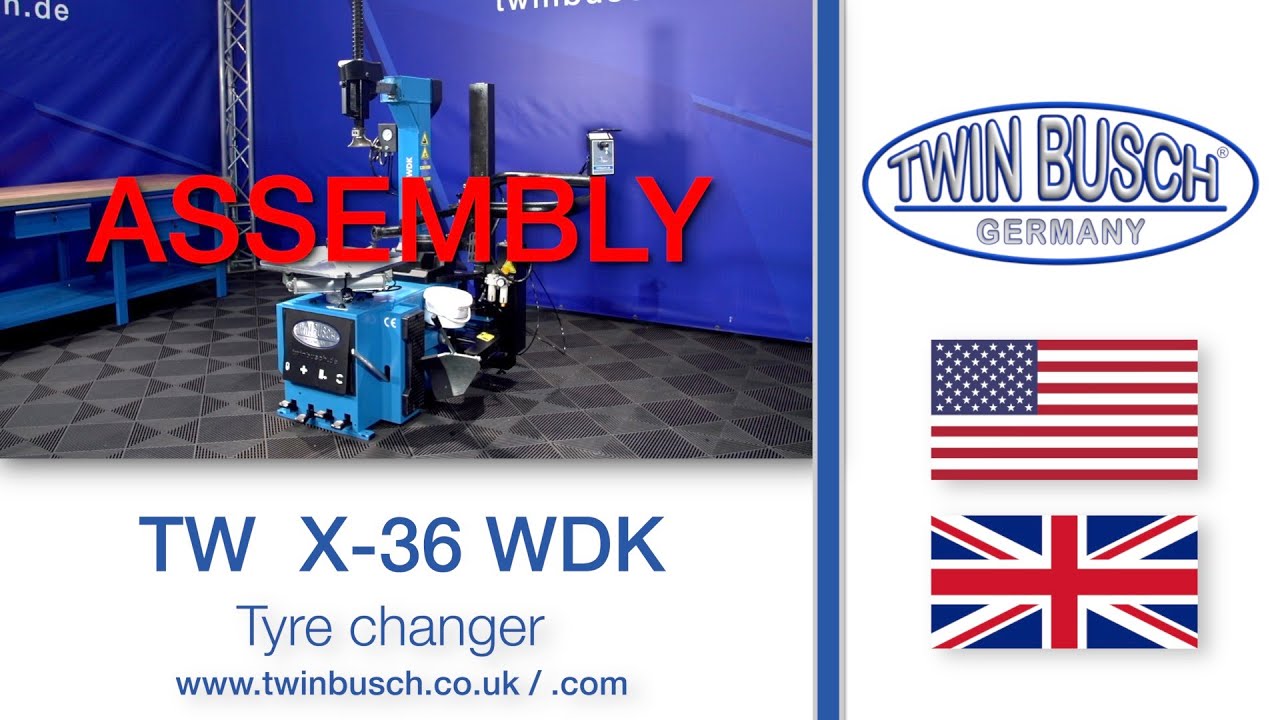 Assembly of the TW X-36 WDK tyre changer  from TWIN BUSCH&reg;