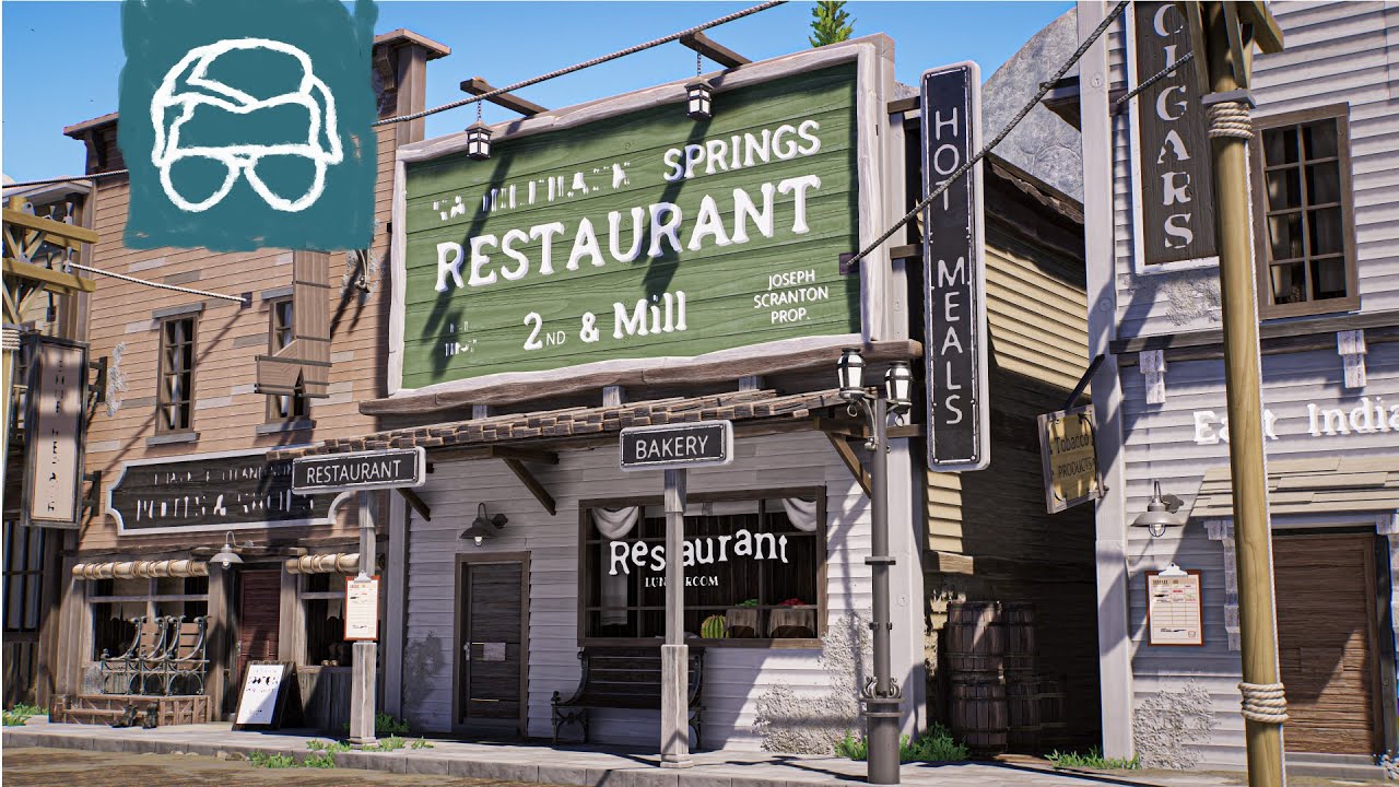 Planet Coaster 2 - Blueprint - Western Restaurant