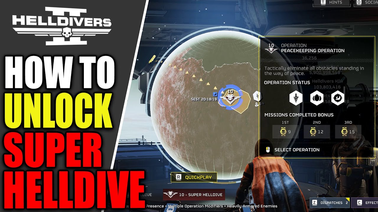 How to Unlock Difficulty 10 (Super Helldive) in Helldivers 2