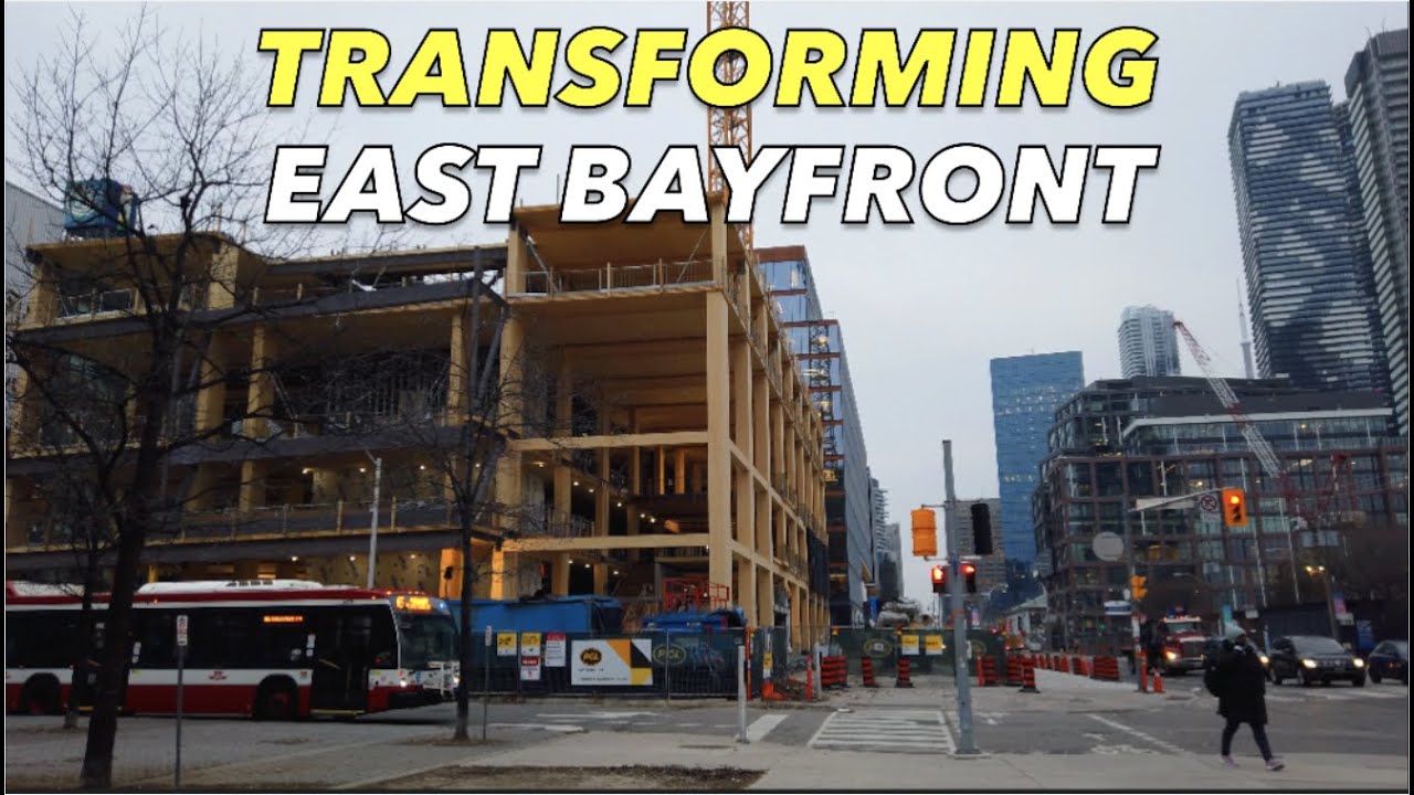 East Bayfront Evolution: South On Parliament St To Queens Quay & West To Yonge St | Toronto Walk