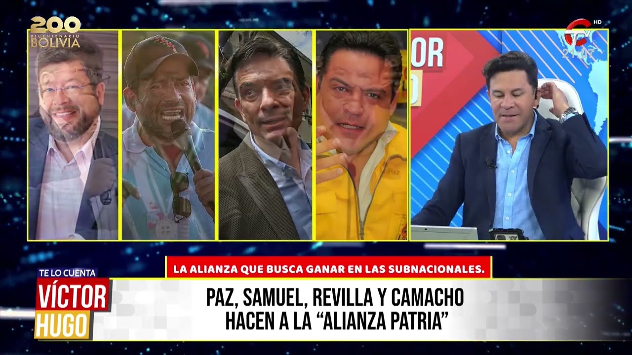 ALIANZA PATRIA UNE A PAZ, SAMUEL, REVILLA Y CAMACHO PARA LAS SUBNACIONALES