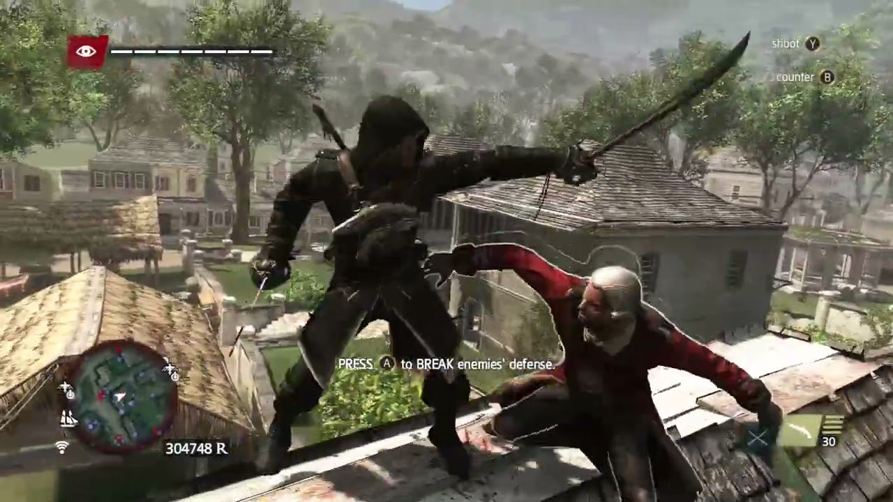 Assassin's Creed Black Flag Privateer Outfit And Privateer Cutlasses Sword Combat In Kingston