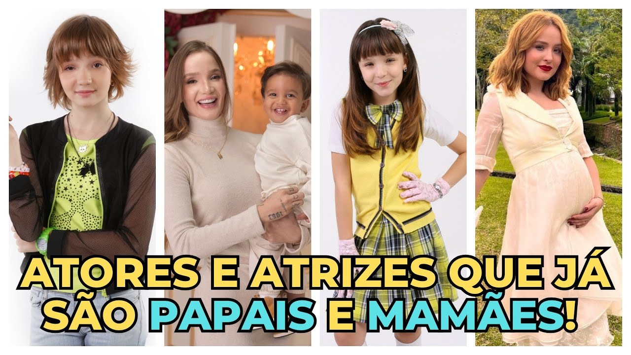 Atores e Atrizes de CHIQUITITAS e CARROSSEL que Já São Pais