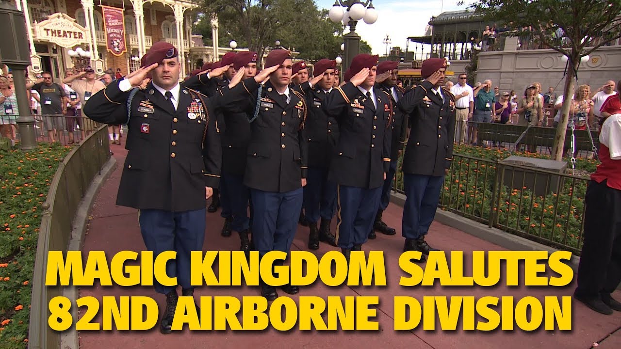 82nd Airborne Division Salute at Magic Kingdom | Walt Disney World