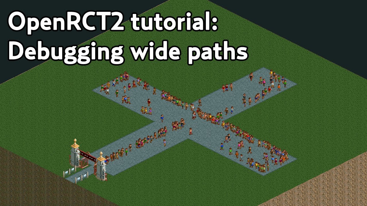 Debugging wide paths in OpenRCT2