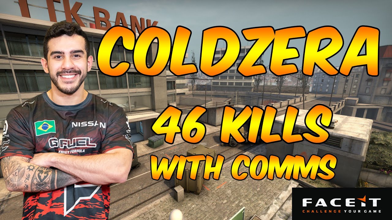 Coldzera 46 Kills POV on Overpass Highlights (with team voice comms) FACEIT LVL10 CS:GO