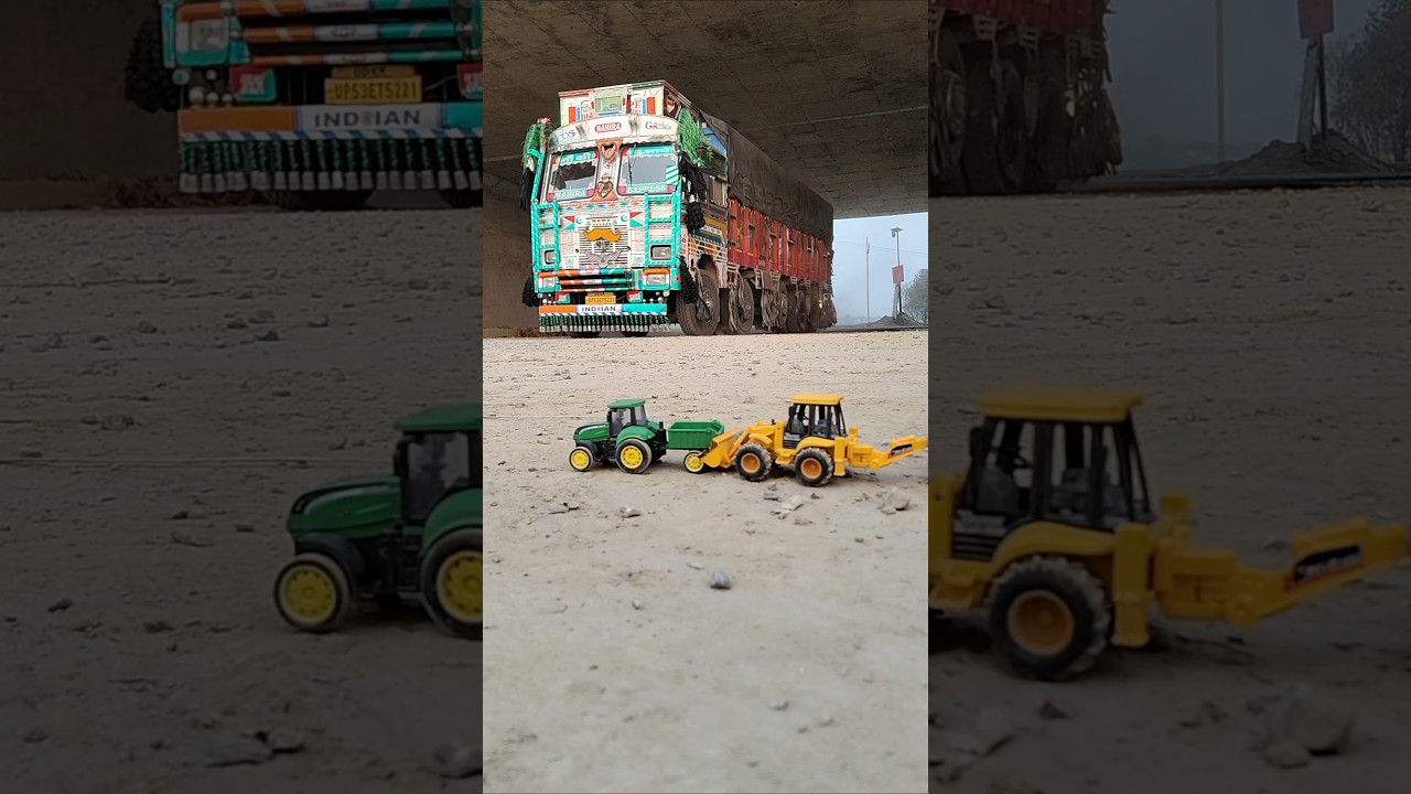 Remote Control Jcb And Dumper Truck Uenboxing And Testing Short Video ||