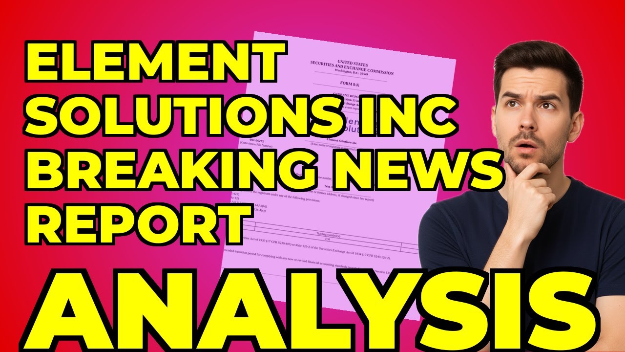 My Key Insight from Element Solutions' Latest Financials