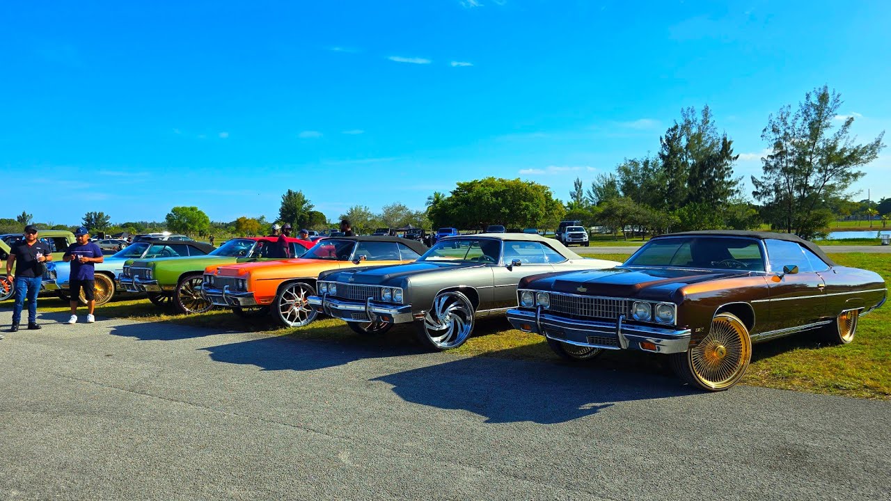 JUICE NEW YEARS DAY RIDEOUT AND PICNIC 2025 MIAMI, FL  DONKS / VERTS / BIG RIMS / DAYTONS / CHEVYS