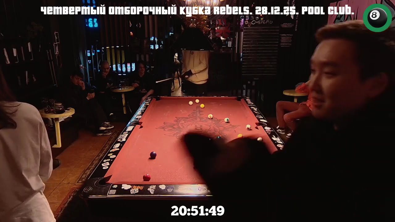 Четвертый отборочный Зимнего кубка Rebels 2025. 28.12.25. Pool Club