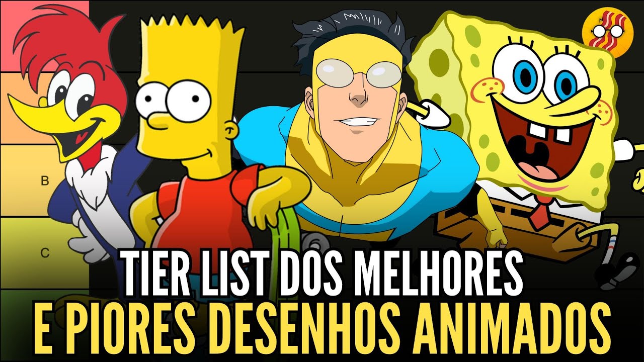 TIER LIST: DESENHOS ANIMADOS - BACON LIVE #87