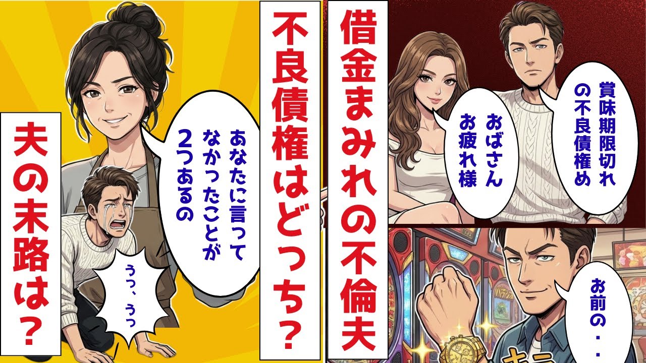 【スカッと】「お前は賞味期限切れｗ」借金まみれの不倫夫が愛人を作り私を追い出そうと→直後、弁護士の兄と私の隠し資産が牙を剥く