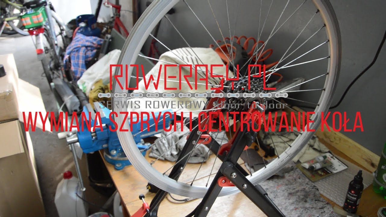 Wymiana szprych i centrowanie koła