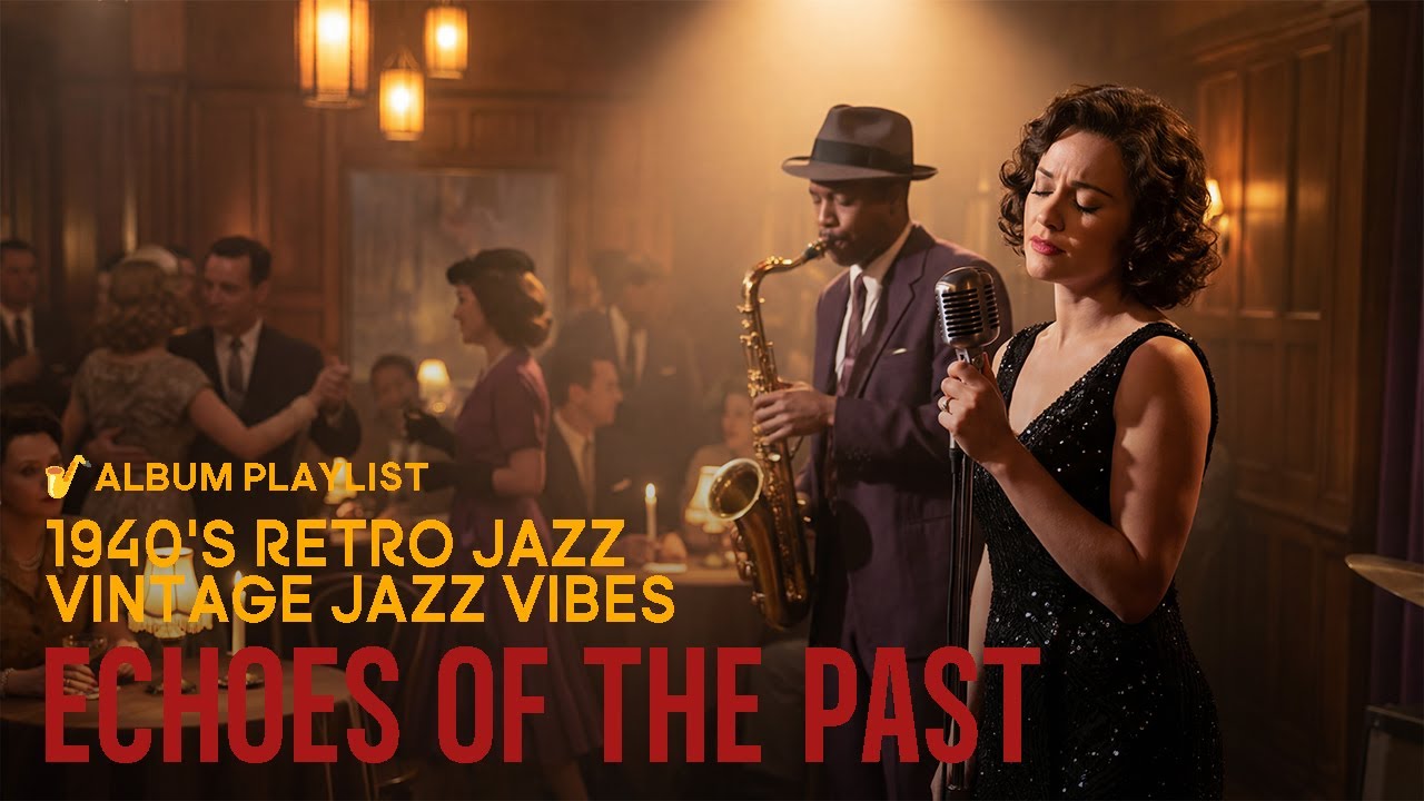 (Playlist) 🎷 1940's Retro Jazz, Vintage Jazz Vibes | Take Me Back — Echoes of the Past [Album]
