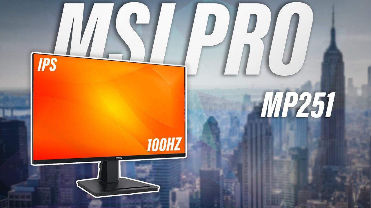 Świetny ekran do codziennego użytku! | Recenzja MSI Pro MP251