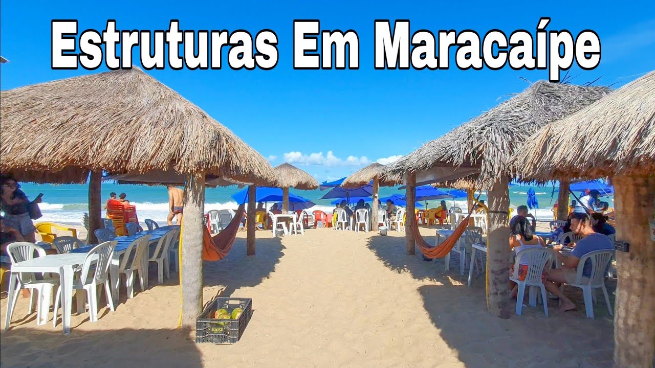 Praia De Maracaípe Estruturas E Cardápios Porto De Galinhas Ipojuca Pernambuco