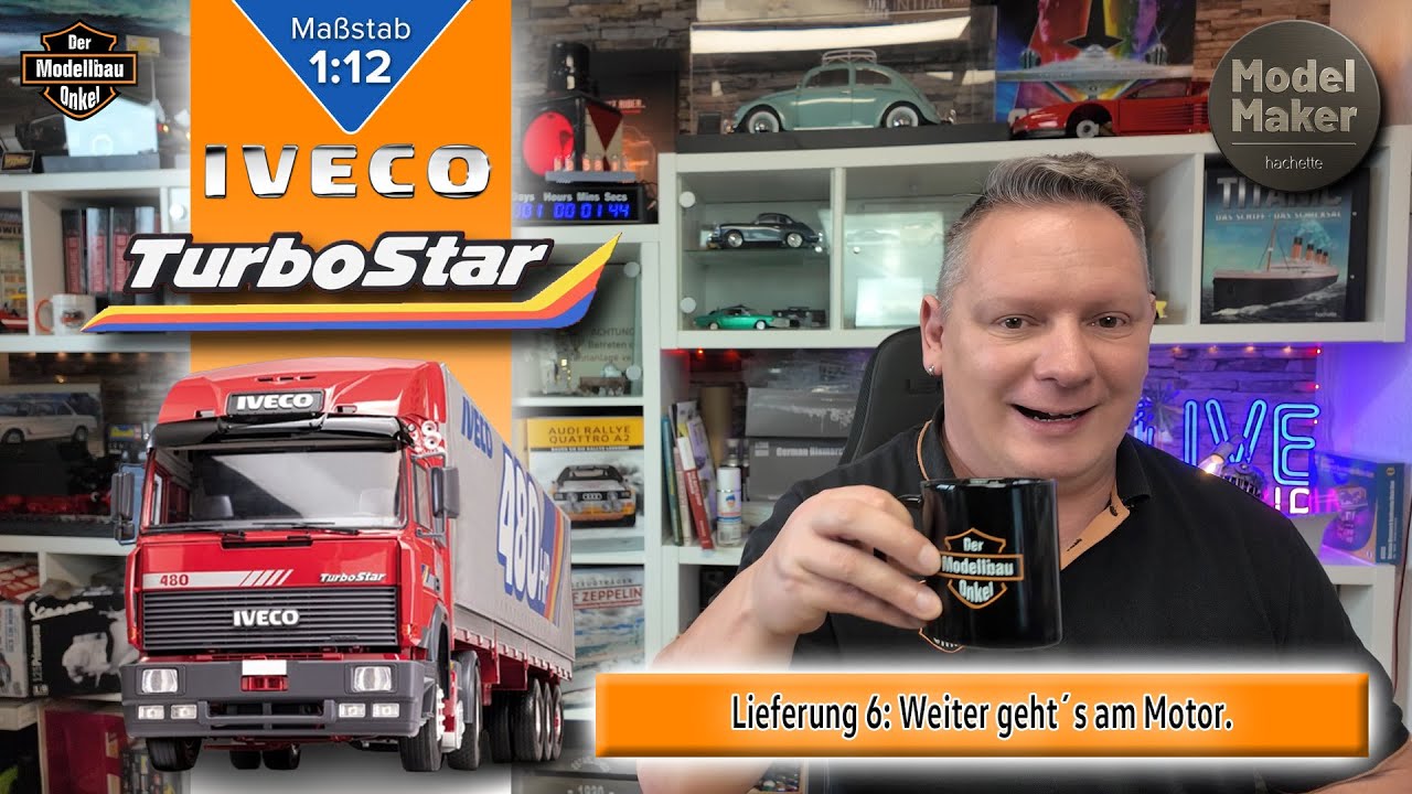 🚚 IVECO Turbostar 1:12 von Hachette #6 Weiter geht´s am Motor!