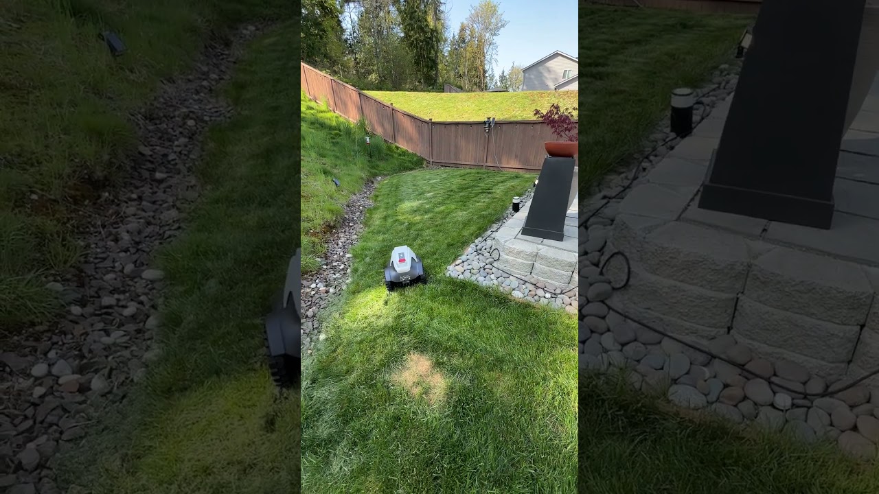 setup took mere minutes with the new #eufye15 e18 lawnmower #robotlawnmower #eufy #lawncare