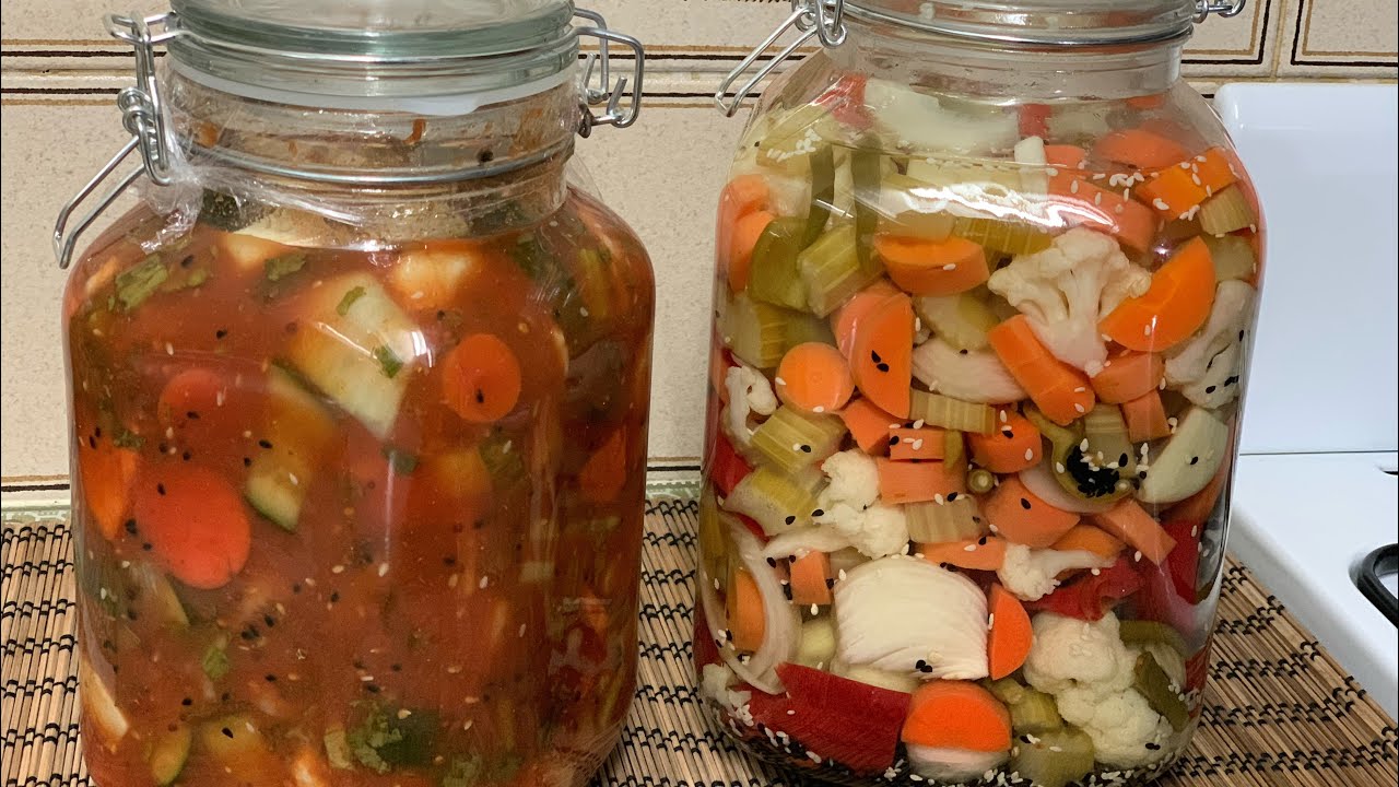 Turshi recipe, ( 2 types of Afghani pickles