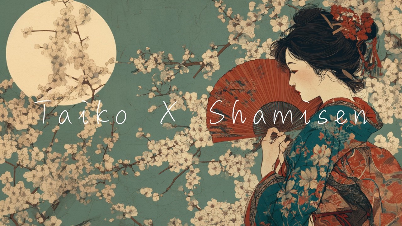 和BGM 🎧 Elegant & Expansive Japanese Atmosphere｜Taiko × Shamisen｜華やかに広がる和の響き