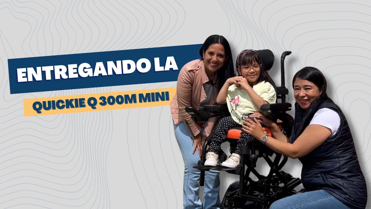 La primera silla de ruedas motorizada de Alina | Quickie Q300 M Mini