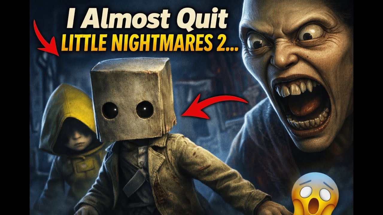 I Was NOT Ready for This… | Little Nightmares 2 PART 2 👁️🌑☠️ #gameplaylive