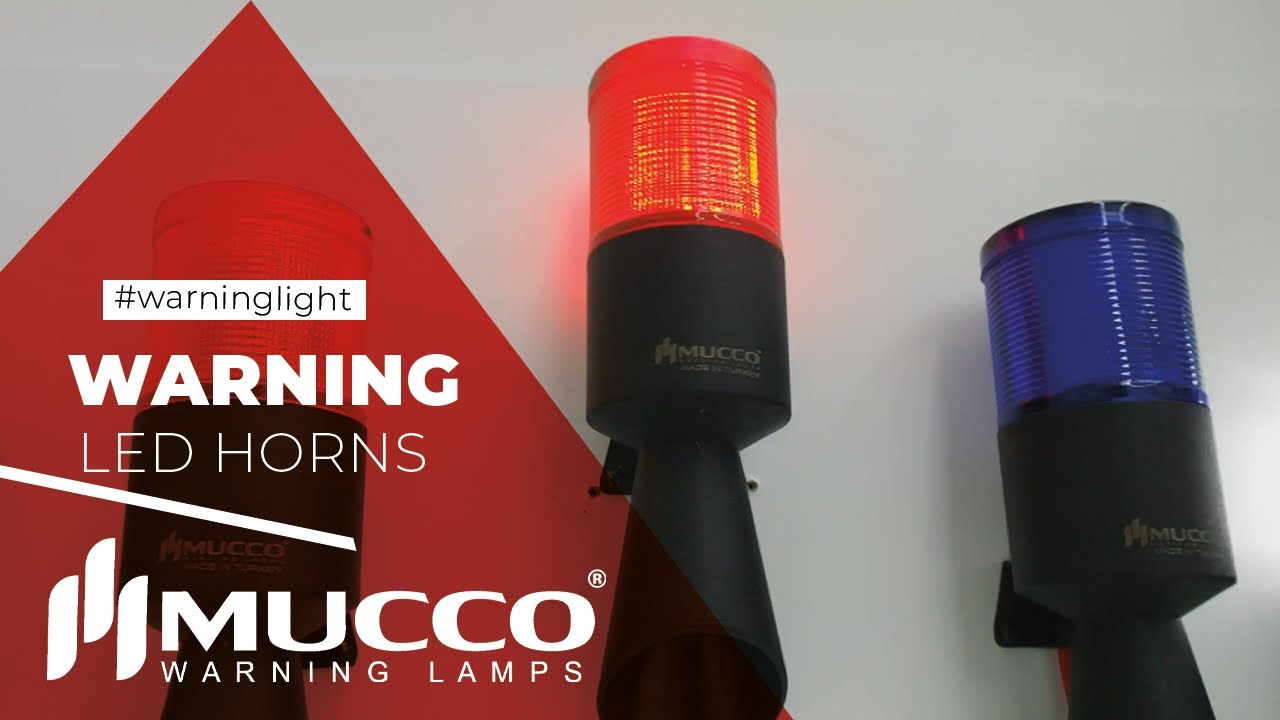 Dry Contact Warning Horns | Kuru Kontak Borulu Korna | Mucco Sinyalteknik