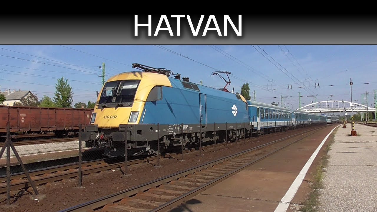 Vonatok Hatvan állomáson / Trains in Hatvan