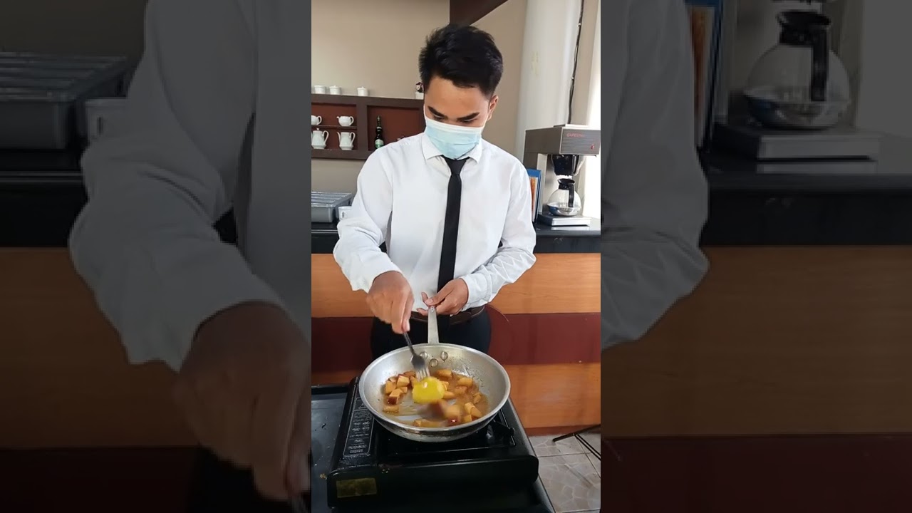Fruit flamb&eacute;