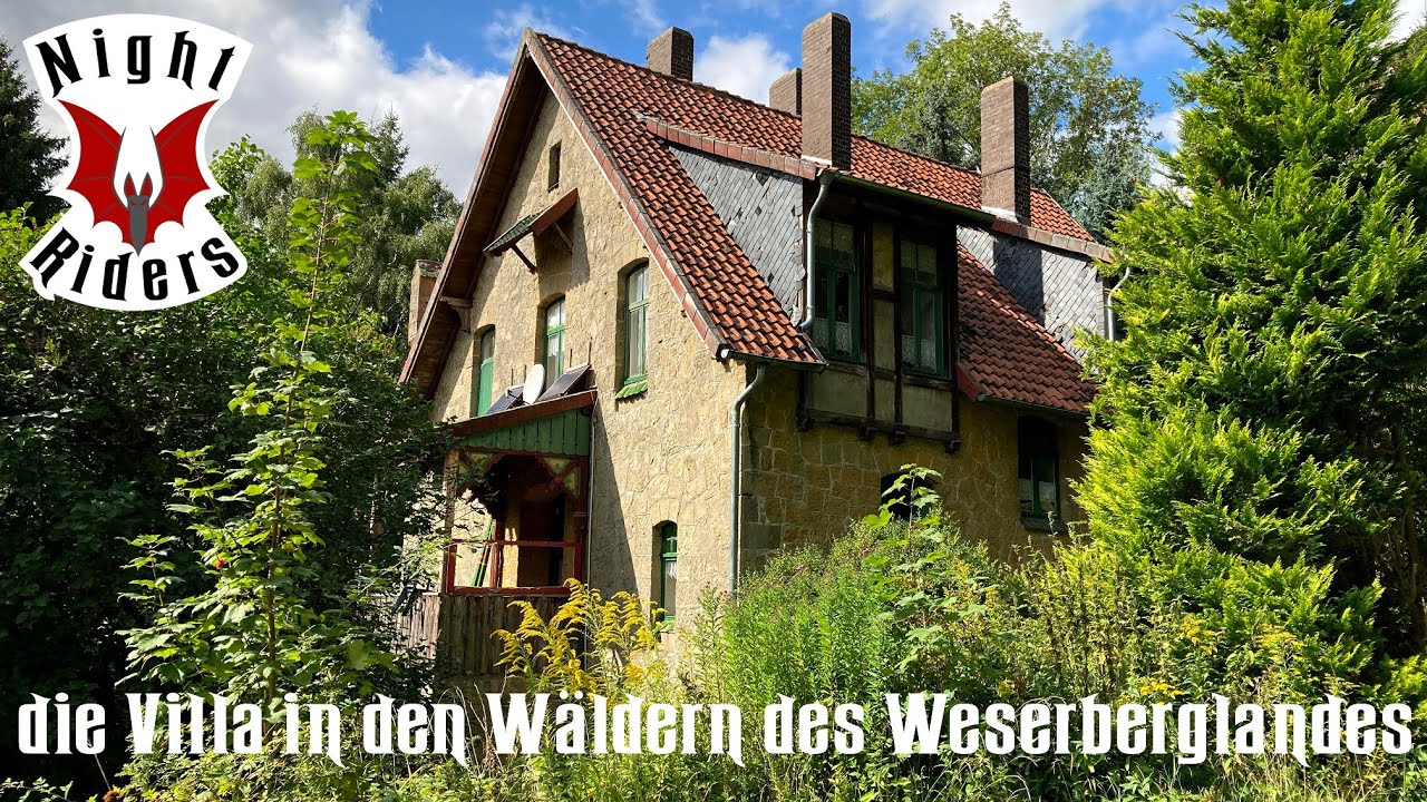 Lost Place: die verlassene Villa in den Wäldern des Weserberglandes - Night Riders Urbex