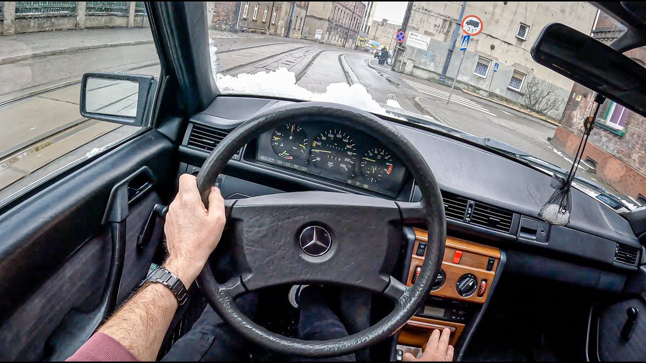 1986 Mercedes W124 [2.3 132 HP] | POV Test Drive #1150 Joe Black
