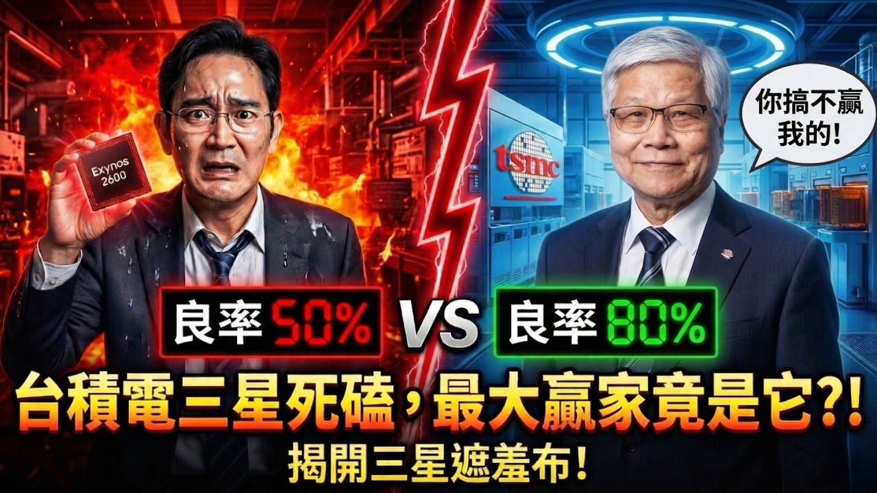 三星2奈米慘遭台積電「按在地上摩擦」？揭秘半導體終極決戰的殘酷真相！🔥