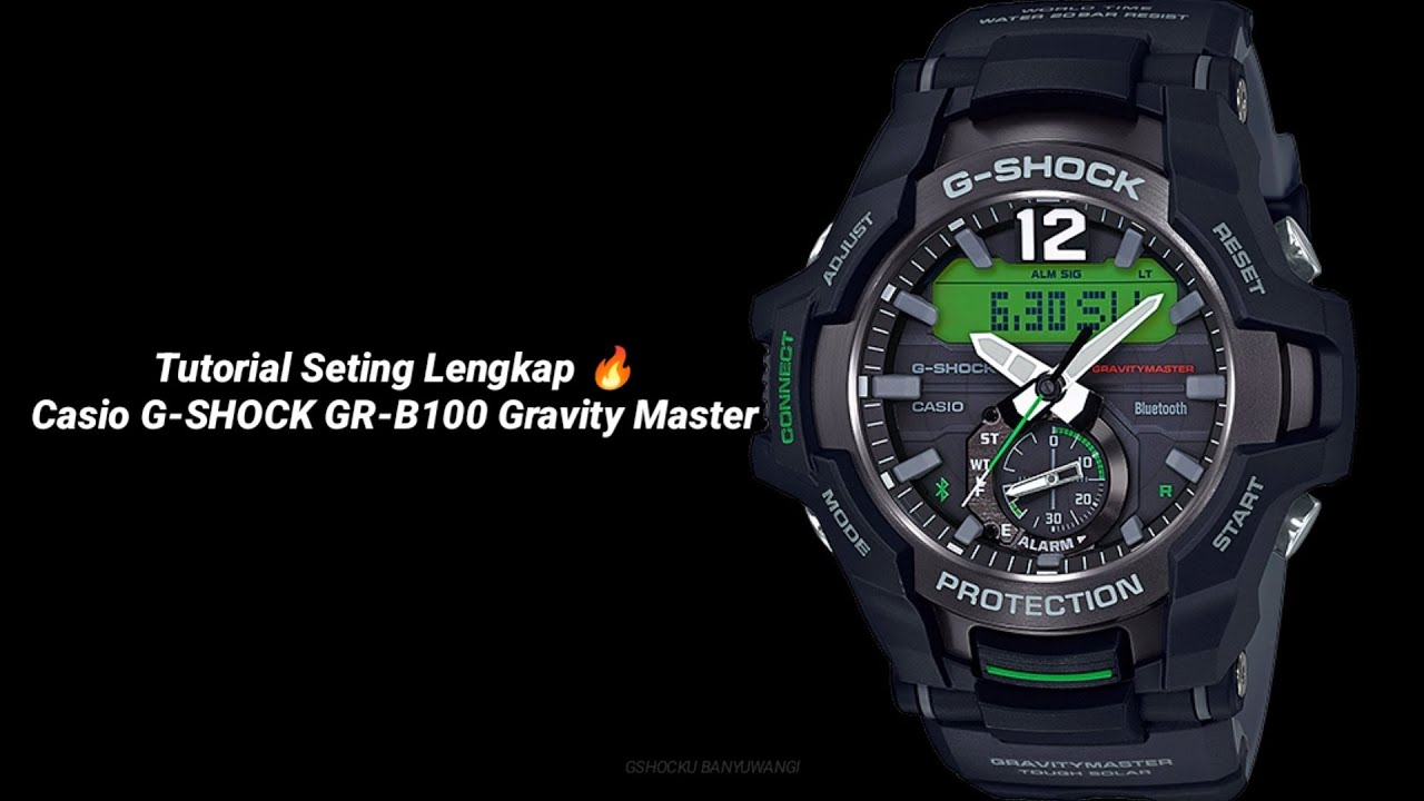 G-SHOCK GR-B100 Cara Seting Lengkap Dan kalibrasi Jarum Analog agar Sesuai‼️