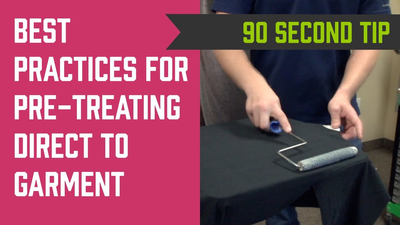 Best Practices for Pre-Treating Direct To Garment (DTG) Garment Printing