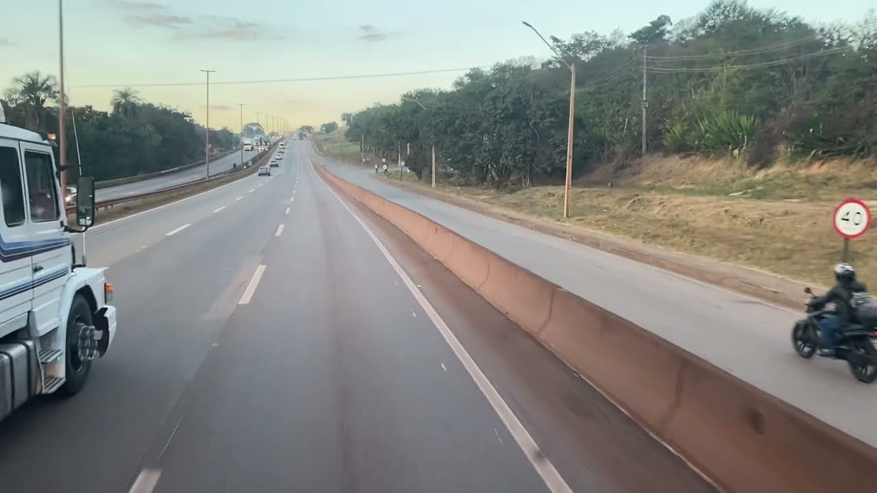 Chegando em BH pela Fernão dias! E pegando a via expressa de contagem!