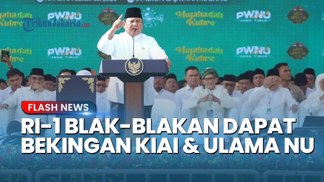 Prabowo Percaya Diri Berkat Dukungan Kiai & Ulama Besar NU, Tegas Keberanian Bela Rakyat Indonesia