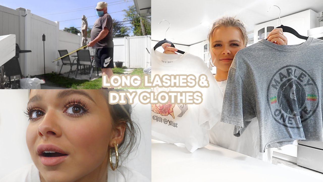 DIY Crop Tops, How To Grow Your Lashes FAST & Backyard Renovation Plans
