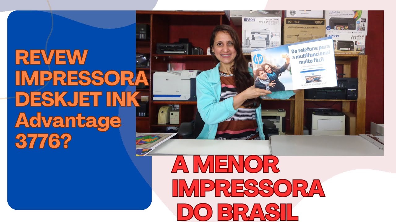 Review, impressora, Deskjet ink Advantage 3776, nova, lacrada, hp